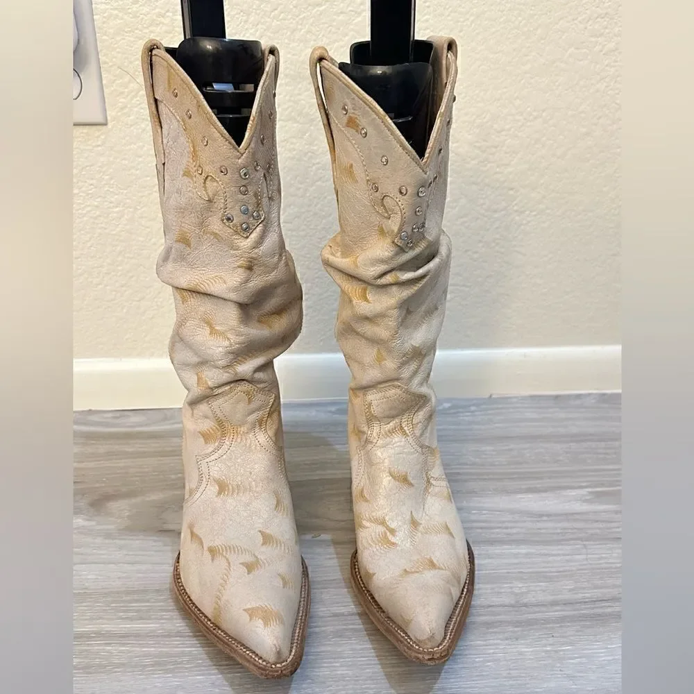 Frida Cuadra Pointed Toe Western Boots